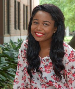 Naomi Eigbe, double major in CS and Psychology 
