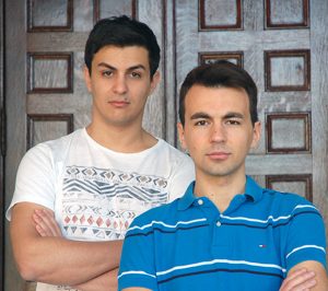 CS Ph.D. students Dimitrije Jankov and Srdjan Milakovic